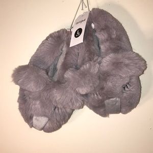 Cat & Jack Girls toddler size 9/10 large Slippers
